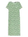 Weekend Max Mara Giudy Maxi Dress In Green
