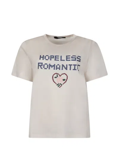 Weekend Max Mara Graphic T-shirt In Neutral