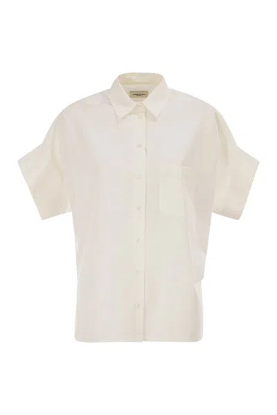 Weekend Max Mara Graphic-print Shirt In White