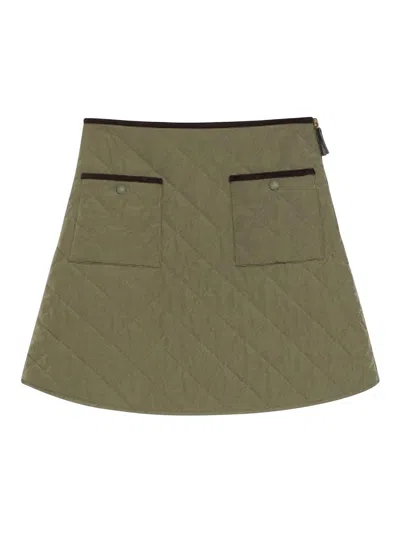 Weekend Max Mara Minifalda - Marrón Claro In Green
