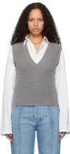 Weekend Max Mara Gray Dolce Vest In 005 Medium Grey