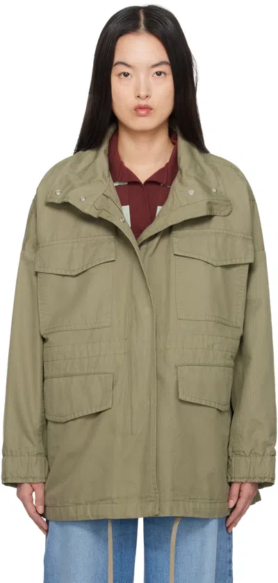Weekend Max Mara Green Bastia Jacket In 002 Sage Green