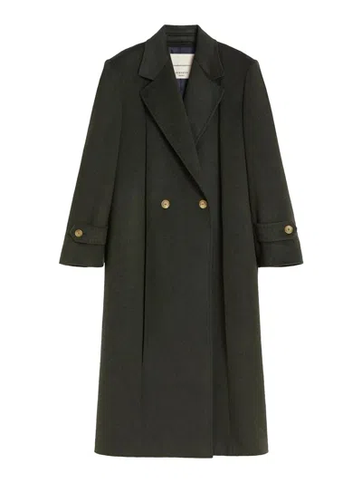 Weekend Max Mara Abrigo Midi - Verde In Green