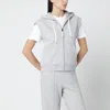 Weekend Max Mara Grey Cotton-fleece Gilet In Gray