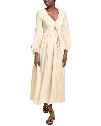 Weekend Max Mara Guelfi Maxi Dress In Neutral