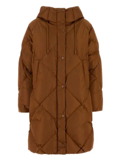 WEEKEND MAX MARA GUELFO QUILTED HOODED PUFFER COAT