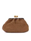 Weekend Max Mara Fortuna Chained Medium Pasticcino Bag In Brown