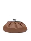Weekend Max Mara Pasticcino Clutch Bag In Brown