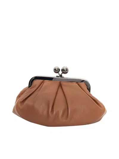 Weekend Max Mara Hand Held Bag. In Brown