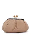 Weekend Max Mara Hand Held Bag. In Sand