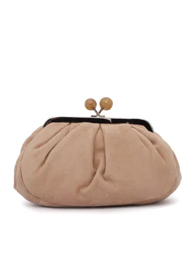 Weekend Max Mara Hand Held Bag. In Sand