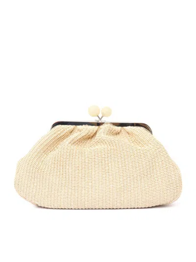 Weekend Max Mara Hand Held Bag. In White
