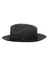 Weekend Max Mara Butterfly Patterned Hat In Black