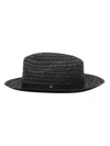Weekend Max Mara Butterfly Patterned Hat In Black