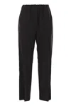 Weekend Max Mara Hateley - Wool Flannel Trousers In Black
