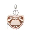 Weekend Max Mara Heart-shaped Keychain In Brown