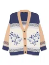 Weekend Max Mara Long-sleeved Cardigan In 蓝色