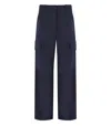 Weekend Max Mara Hidalgo Cargo Pants In Blue