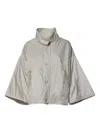 Weekend Max Mara Double-sided Cotton Jacket In Gray