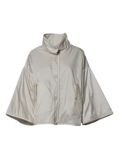Weekend Max Mara High-neck Jacket In Gray