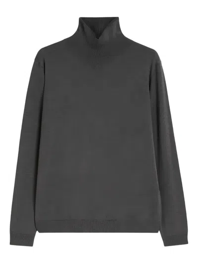 Weekend Max Mara High-neck Sweater In Gray