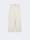 Weekend Max Mara Max Mara Weekend Workwear Trousers In Cotton Drill In Neutral