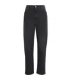 Weekend Max Mara High-rise Straight Jeans In Black