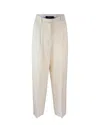 Weekend Max Mara High Waist Straight Leg Pants In Toni Neutri