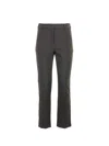 Weekend Max Mara High Waist Straight Leg Pants In Nero