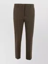 Weekend Max Mara High-waisted Slim Fit Gabardine Pants