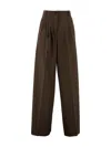 Weekend Max Mara Pantalone Garenna Marrone Scuro In Brown