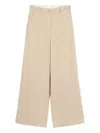 Weekend Max Mara High-waisted Wide-leg Trousers In Neutral