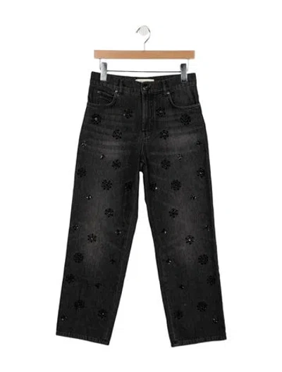 Pre-owned Weekend Max Mara High-rise Straight Leg Jeans In Multicolor