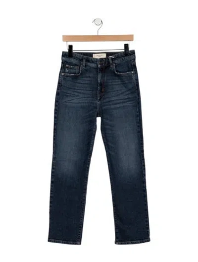 Pre-owned Weekend Max Mara High-rise Straight Leg Jeans W/ Tags In Blue