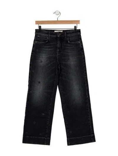 Pre-owned Weekend Max Mara High-rise Wide Leg Jeans In Black