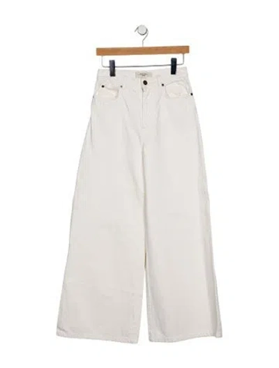 Pre-owned Weekend Max Mara High-rise Wide Leg Jeans In Blue