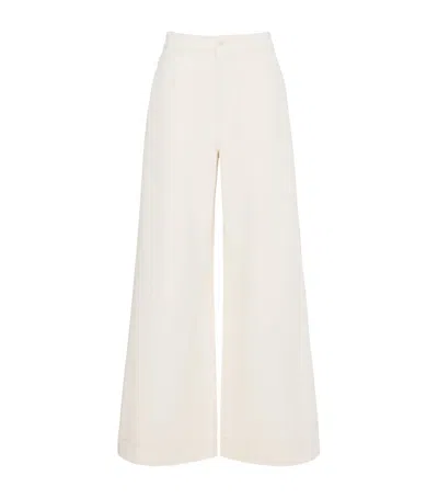 Weekend Max Mara High-rise Wide-leg Jeans In Beige