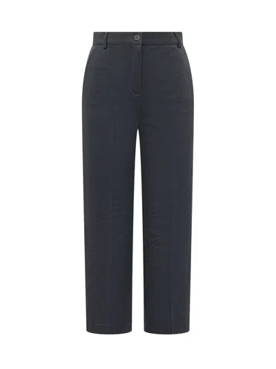 Weekend Max Mara High-waist Straight-leg Trousers In Blu