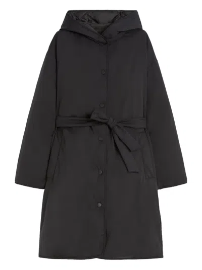 WEEKEND MAX MARA HOODED BELTED COAT