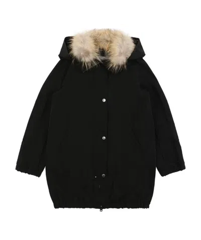Weekend Max Mara Hooded Casual Jacket In Black