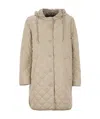 Weekend Max Mara Hooded Cotton Suit In Nude
