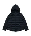 Weekend Max Mara Hooded Down Jacket In Blue