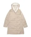 Weekend Max Mara Hooded Down Jacket In Nude