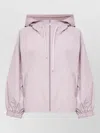 Weekend Max Mara Hooded Jacket Elastic Cuffs Side Pockets In Multi