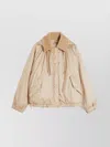 Weekend Max Mara Reversible Water-repellent Canvas Windbreaker In Neutral