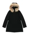 Weekend Max Mara Hooded Overcoat In Black
