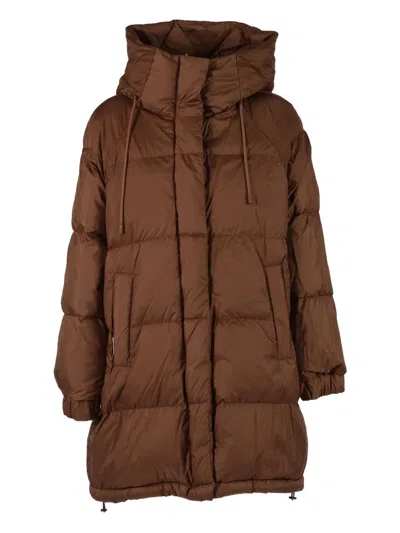 WEEKEND MAX MARA HOODED QUILTED COAT
