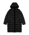 Weekend Max Mara Hooded Quilted Down Jacket In Black
