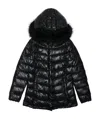 Weekend Max Mara Hooded Quilted Down Jacket In Black