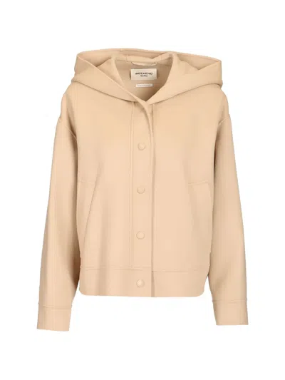 Weekend Max Mara Hooded-neck Jacket In Neutral